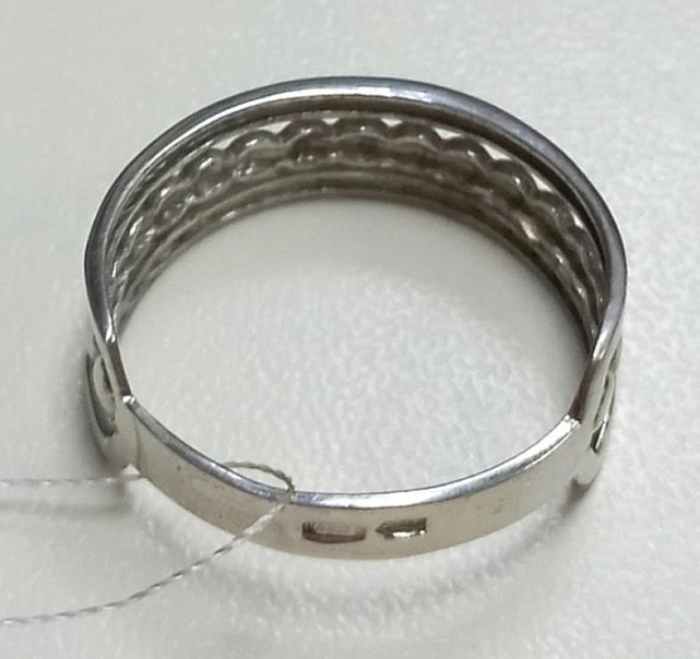 Серебряное кольцо (28650845) 3