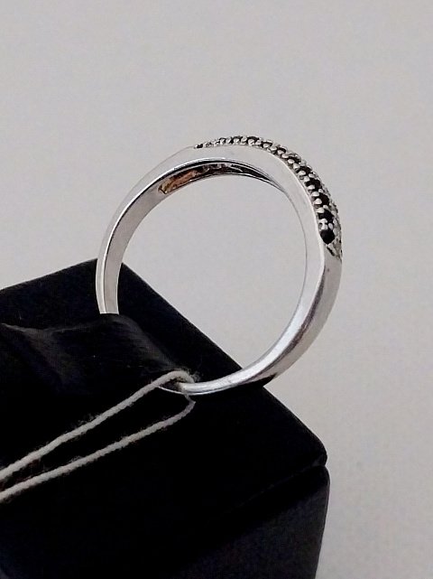 Серебряное кольцо с цирконием (30837835) 3