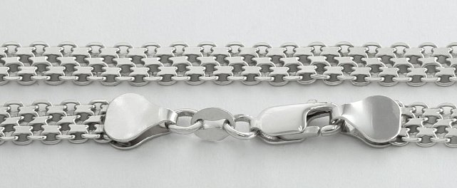 Серебряная цепь с плетением Фантазийное (29087238) 0