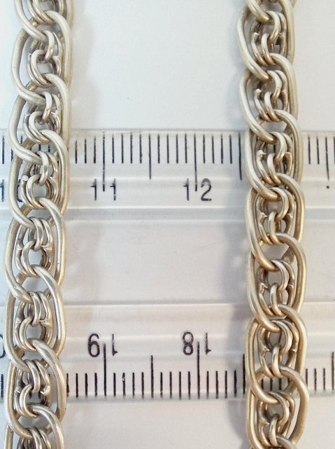 Срібний ланцюг з плетінням Фантазійне (33752117) 2