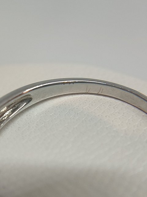 Кольцо из белого золота с бриллиантом (-ми) (27416431)  6