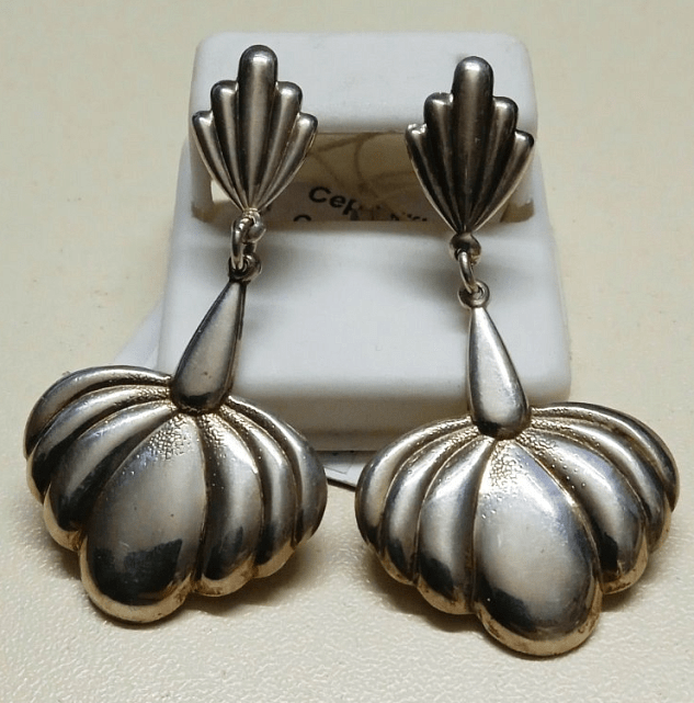 Серебряные серьги (30338640)  0