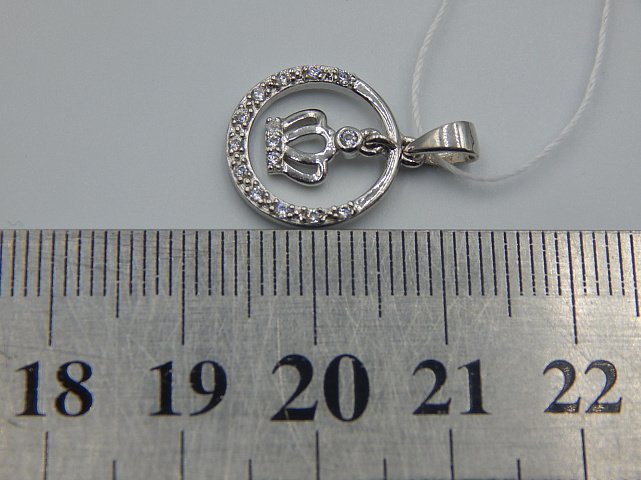 Срібний кулон із цирконієм (33752706) 3