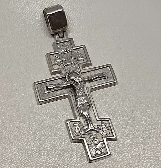 Срібний підвіс-хрест (33827690) 0