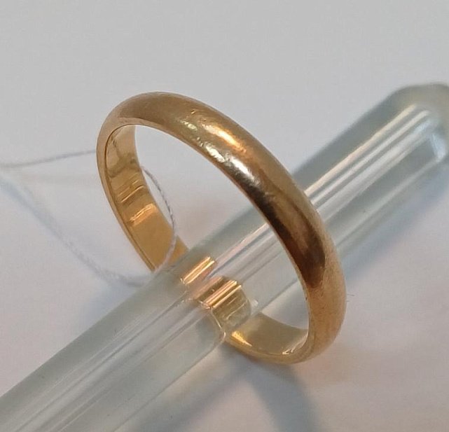 Обручальное кольцо из красного золота (33759263) 0