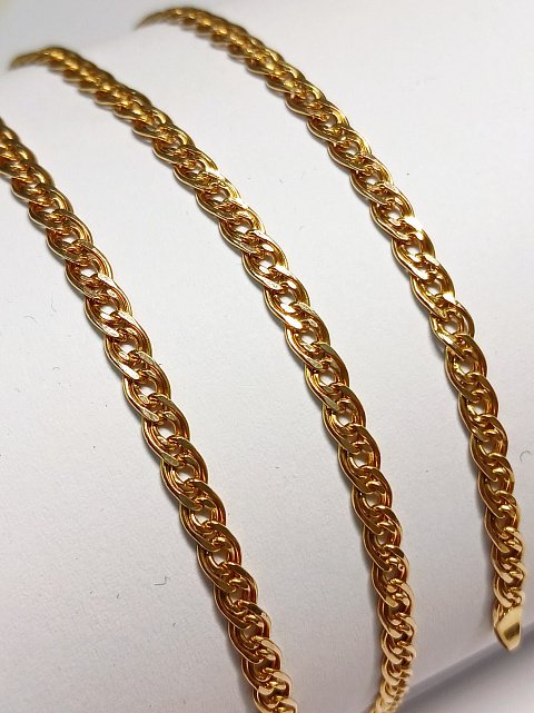 Ланцюжок з червоного золота з плетінням Нонна (33703585) 5