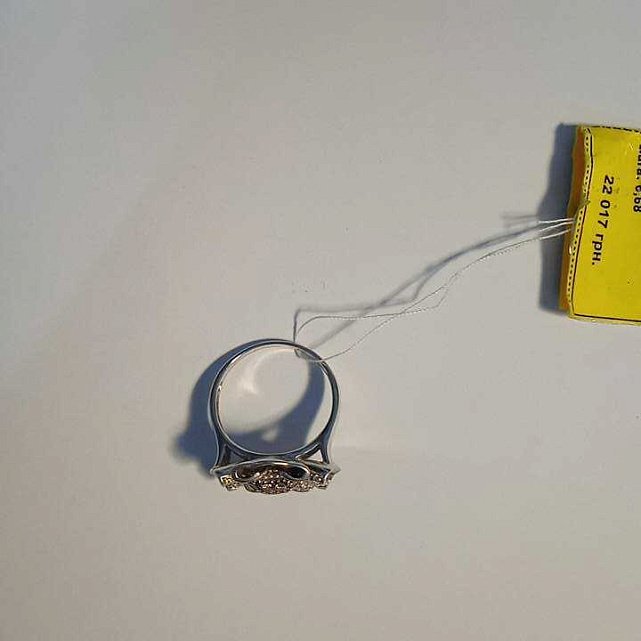 Кольцо из белого золота с бриллиантом (-ми) (27416431)  2