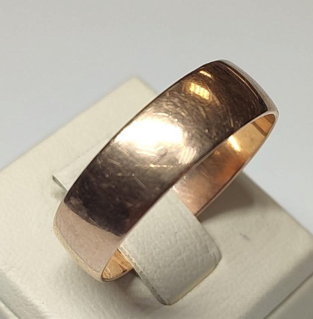 Обручальное кольцо из красного золота (33798741) 1