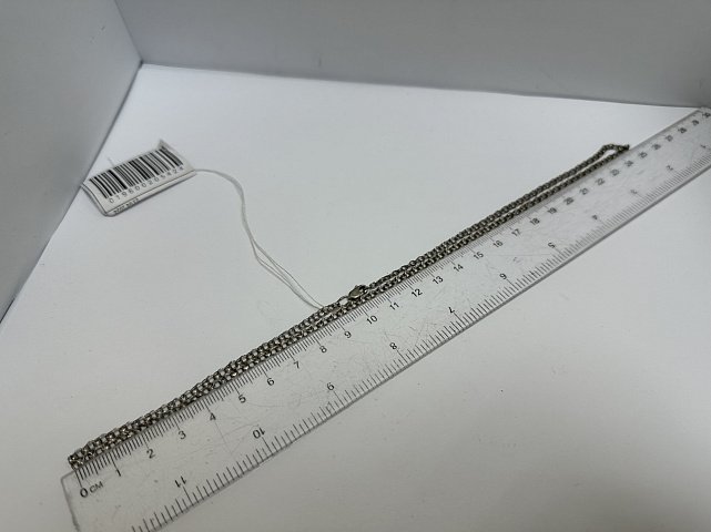 Срібний ланцюг з плетінням Стрічка (33619431) 1