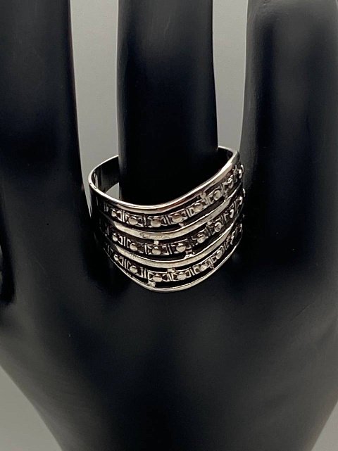 Серебряное кольцо (33114958) 10