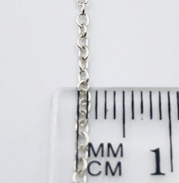 Срібний ланцюг із плетінням ролло (33721628) 2