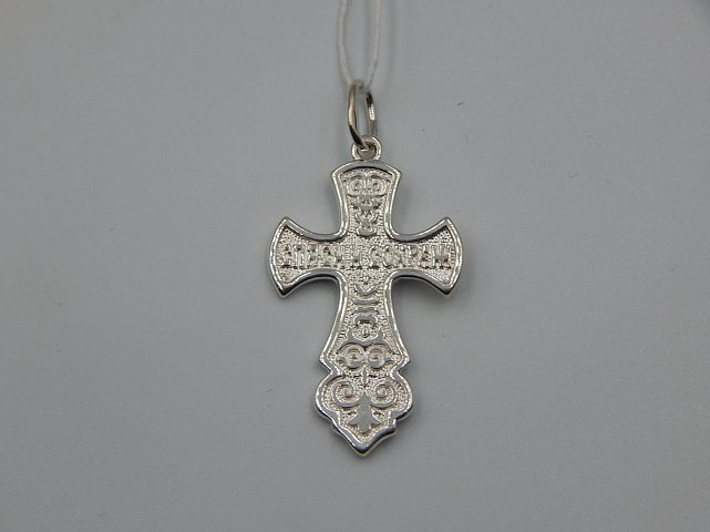 Срібний підвіс-хрест (32484342) 1