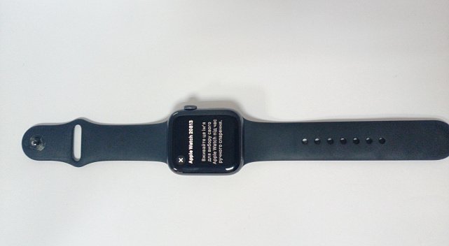 Смарт-часы Apple Watch SE GPS 44mm Midnight Aluminium Case with Midnight Sport Band - Regular (MNK03UL/A) 0