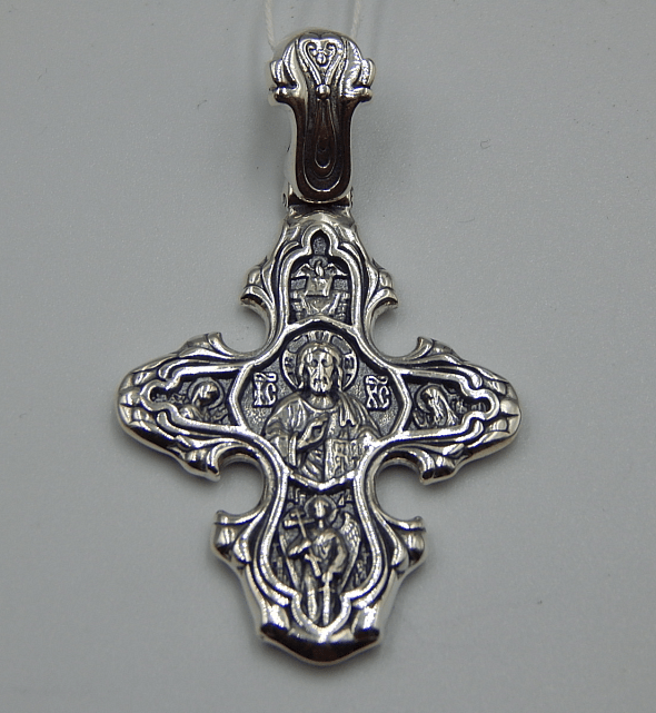 Срібний підвіс-хрест (32560304) 0