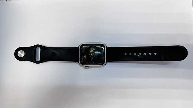 Смарт-годинник Apple Watch Nike SE GPS, 44mm Silver Aluminium Case with Pure Platinum/Black Nike Sport Band (MYYH2)  5