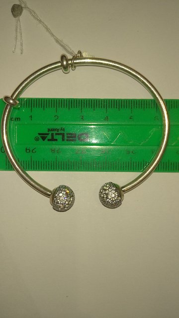 Срібний браслет із цирконієм (31220863) 2