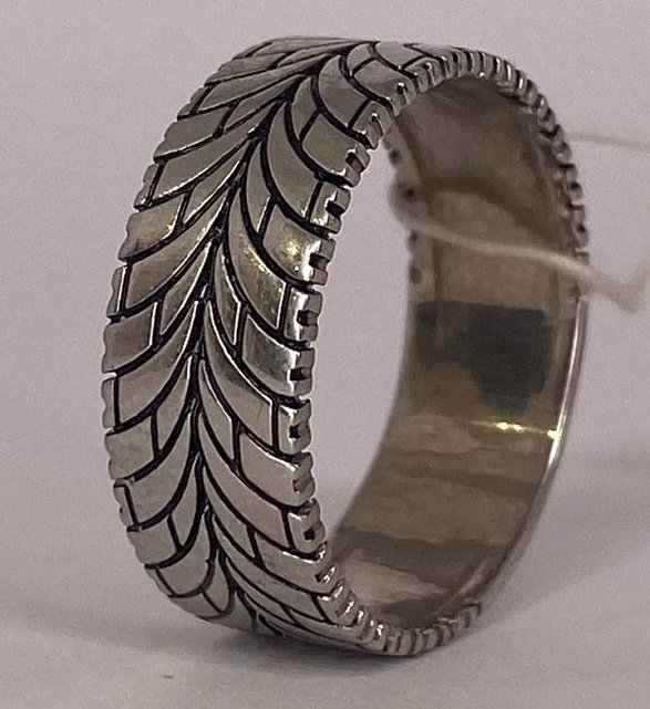 Серебряное кольцо с эмалью (31984189) 0