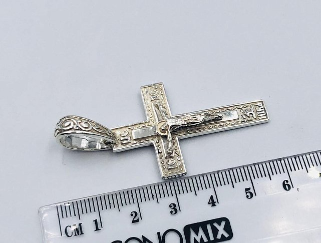 Срібний підвіс-хрест (32824459) 2