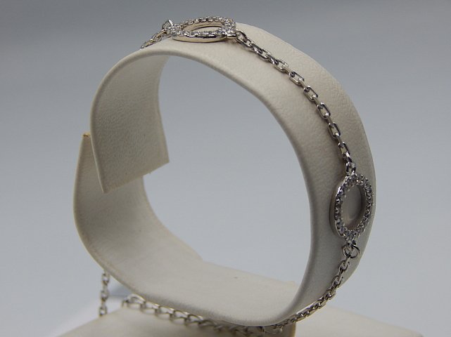 Срібний браслет із цирконієм (31954858) 2