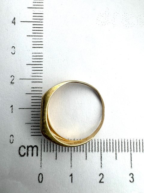 Перстень із червоного золота з цирконієм (33142031)  3