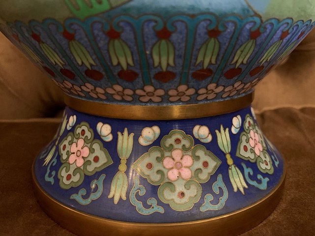 Декоративная китайская ваза (Клуазоне) 31169889 4
