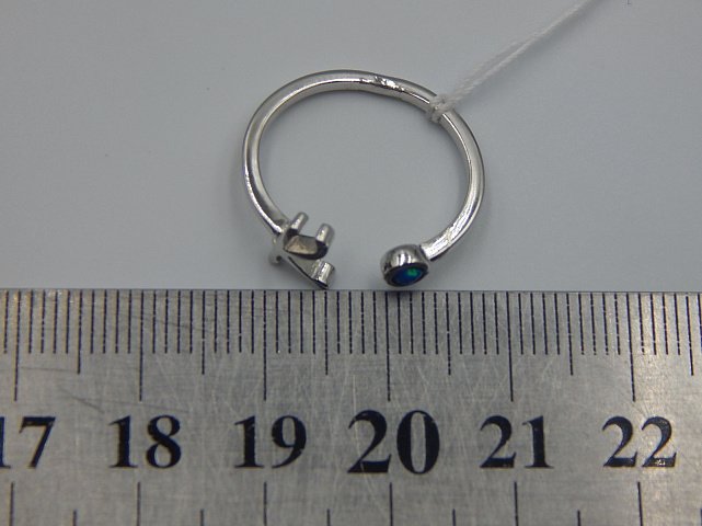 Серебряное кольцо с опалом (33751166) 3