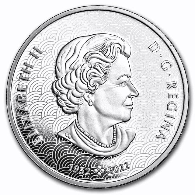 Срібна монета 1oz Рік Дракона 15 доларів 2024 Канада (пруф) (33075217) 1