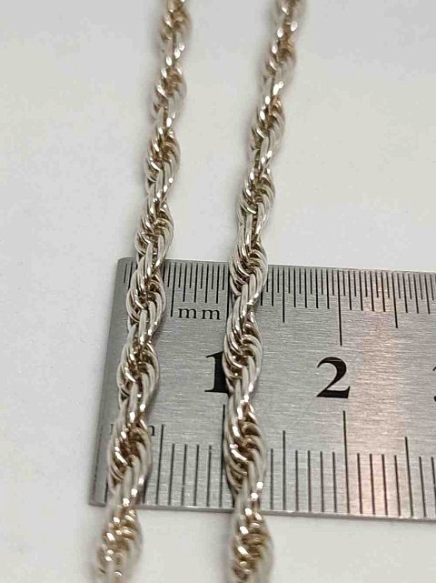Срібний ланцюг із плетінням Кордове (28860068) 1
