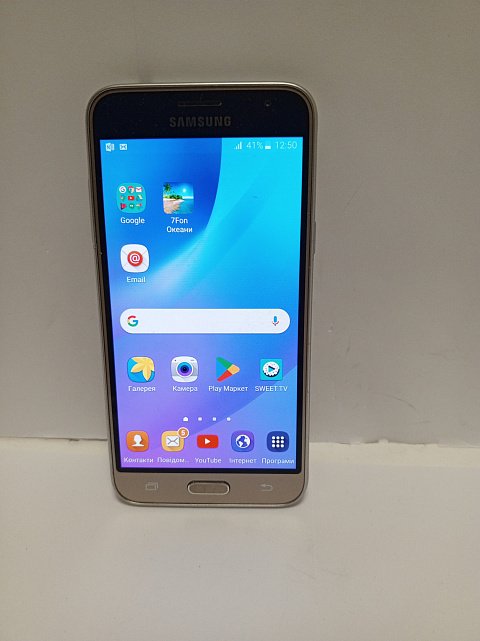 Samsung Galaxy J3 2016 Gold (SM-J320HZDD) 1/8Gb 3