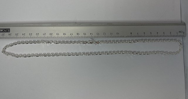 Срібний ланцюг з плетінням Якірне (33518299) 1