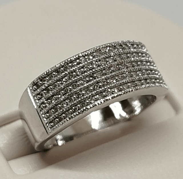 Кольцо из белого золота с бриллиантом (-ми) (28201282)  0