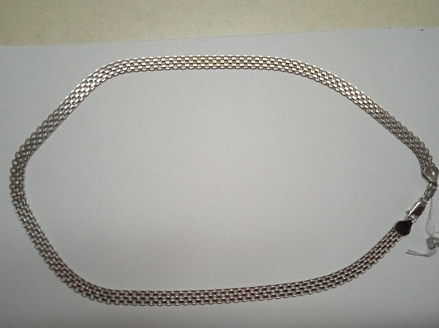 Серебряная цепь с плетением Фантазийное (29087238) 1