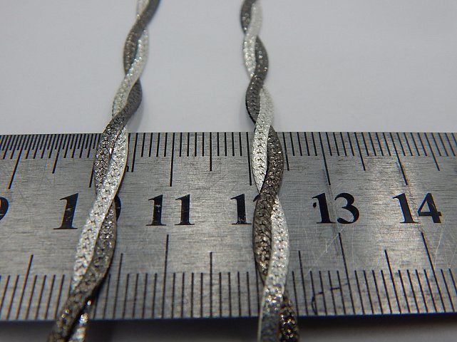 Серебряная цепь с плетением Фантазийное (29412285) 2