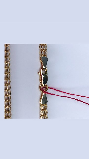 Ланцюг із червоного золота з плетінням Фараон (31028564) 2
