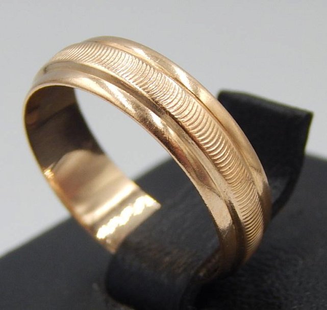 Обручальное кольцо из красного золота (30217484) 2