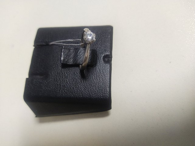 Серебряное кольцо с цирконием (28914551) 3