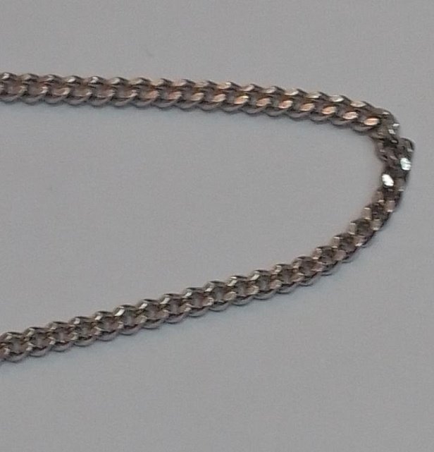 Серебряная цепь с плетением панцирное (30518935) 5