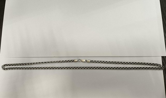 Срібний ланцюг із плетінням Бісмарк (33815269) 2