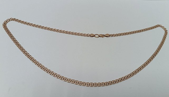 Ланцюжок з червоного золота з плетінням Фантазійне (33677934) 4
