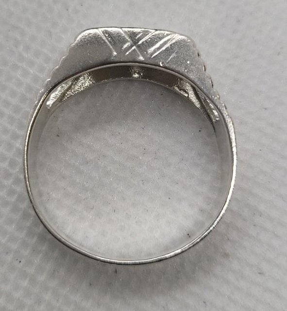 Серебряный перстень с цирконием (31808785) 3