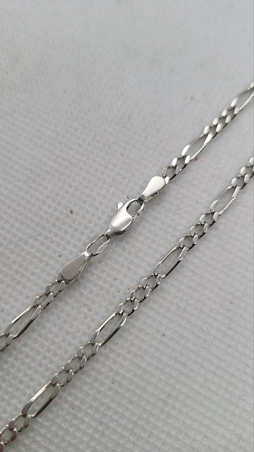 Серебряная цепь с плетением Картье (31803741) 3