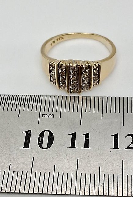Кольцо из желтого золота с бриллиантом (-ми) (32446195)  7