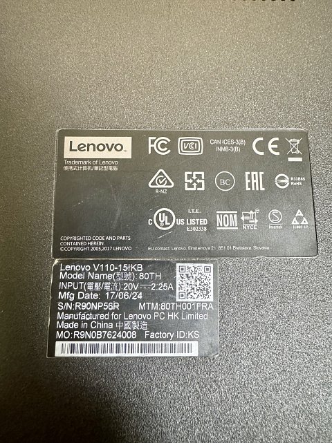 Ноутбук Lenovo V110-15IKB (80TH001FRA) (33729720) 4