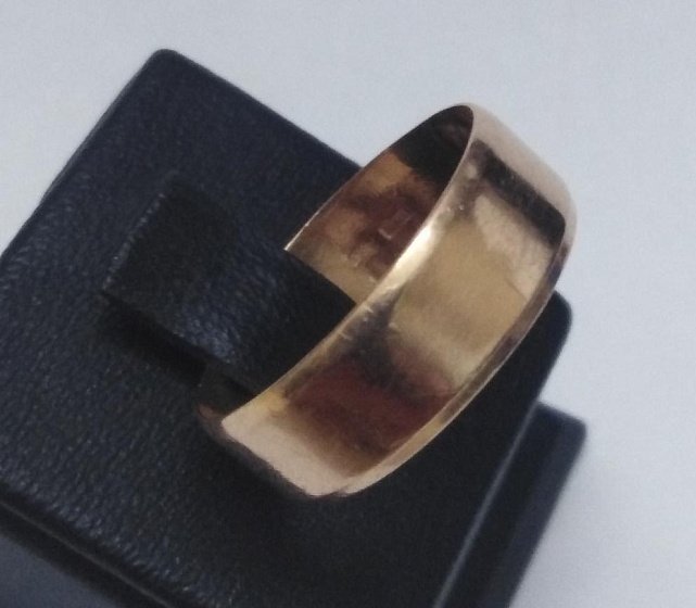 Обручальное кольцо из красного золота (32645655) 1