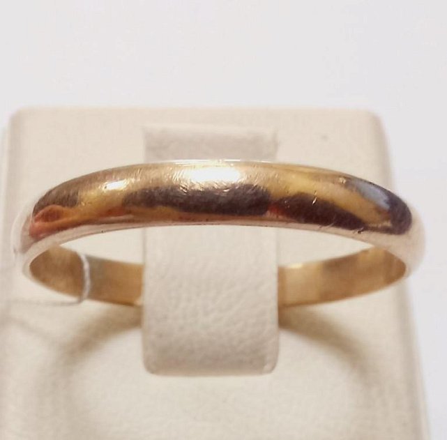 Обручальное кольцо из красного золота (33669386) 0
