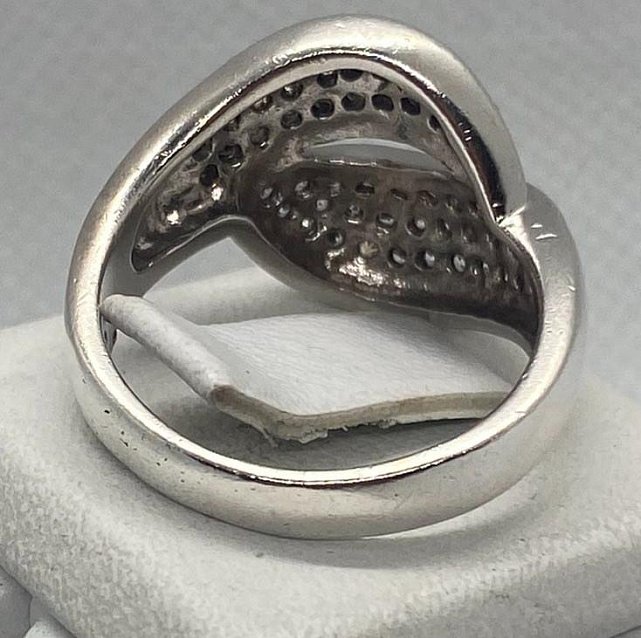 Серебряное кольцо с цирконием (31729319) 6