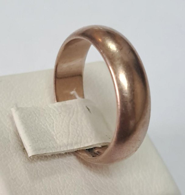 Обручальное кольцо из красного золота (33733047) 1