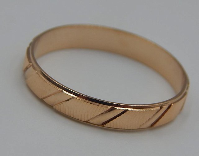 Обручальное кольцо из красного золота (33738765) 2