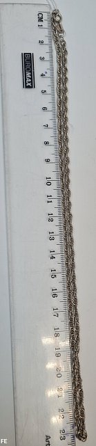 Серебряная цепь с плетением Кордовое (33959655) 1