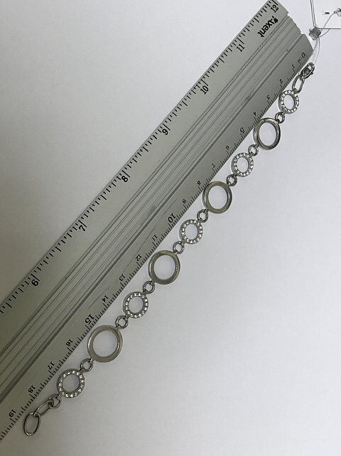 Срібний браслет із цирконієм (28454698) 5
